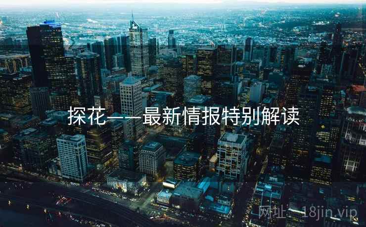 探花——最新情报特别解读